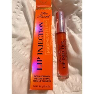 NIB Too Faced Lip Injection Maximum Plump Extra Strength Hydrating Lip Gloss